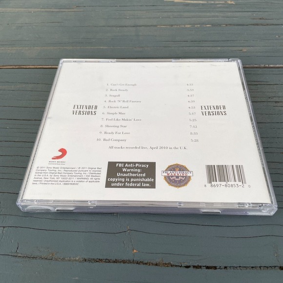 BAD COMPANY - Extended Versions Live Recording (10 Greatest Hits) CD - Picture 5 of 5